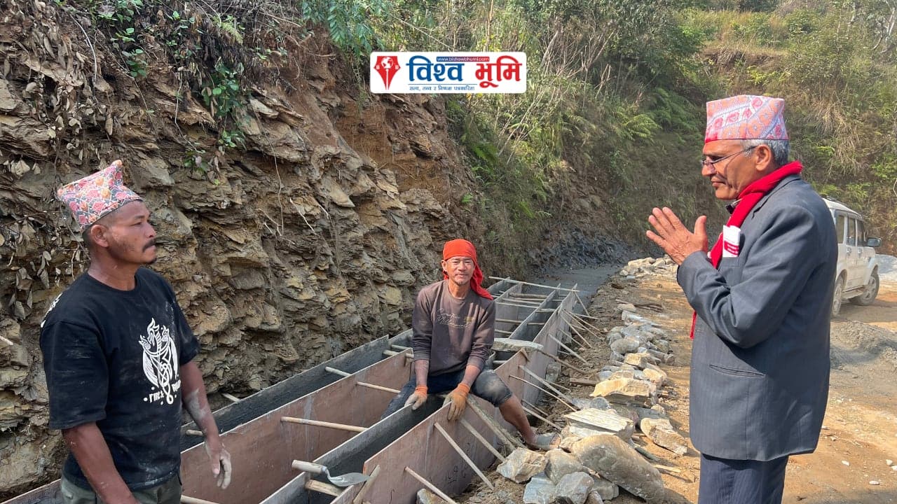 गाईघाट देखि गल्याङ सम्म सरर वाटो चल्नेछ-केदार सिग्देल (फोटो फिचर सहित)