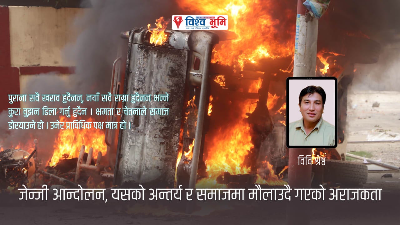 जेन्जी आन्दोलन, यसको अन्तर्य र समाजमा मौलाउदै गएको अराजकता