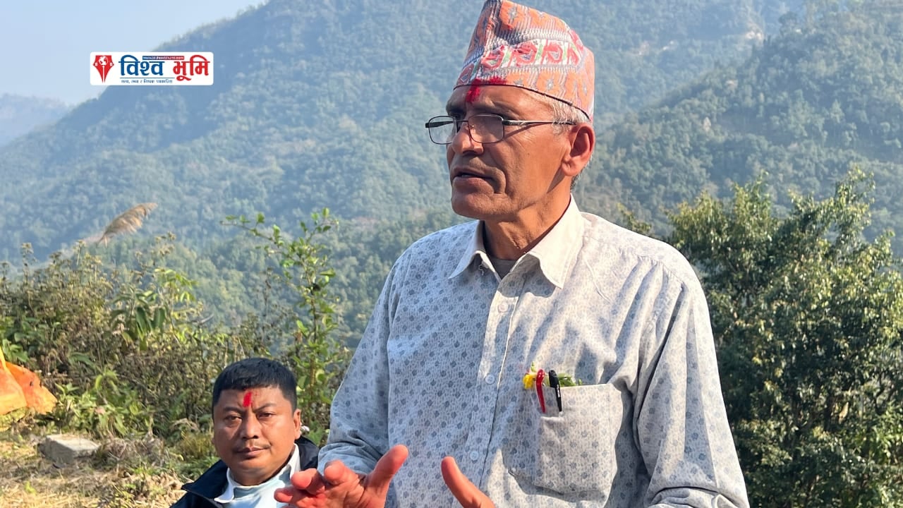 जरेवर देखि रिट्टाभन्ज्याङ हुदै सिमलभञ्याङ देखि मानपुर जोड्ने उत्तर दक्षिण मार्गको स्तरोन्नती गर्नुपर्छ । केदार सिग्देल, प्रतिनिधिसभाका उम्मेदवार